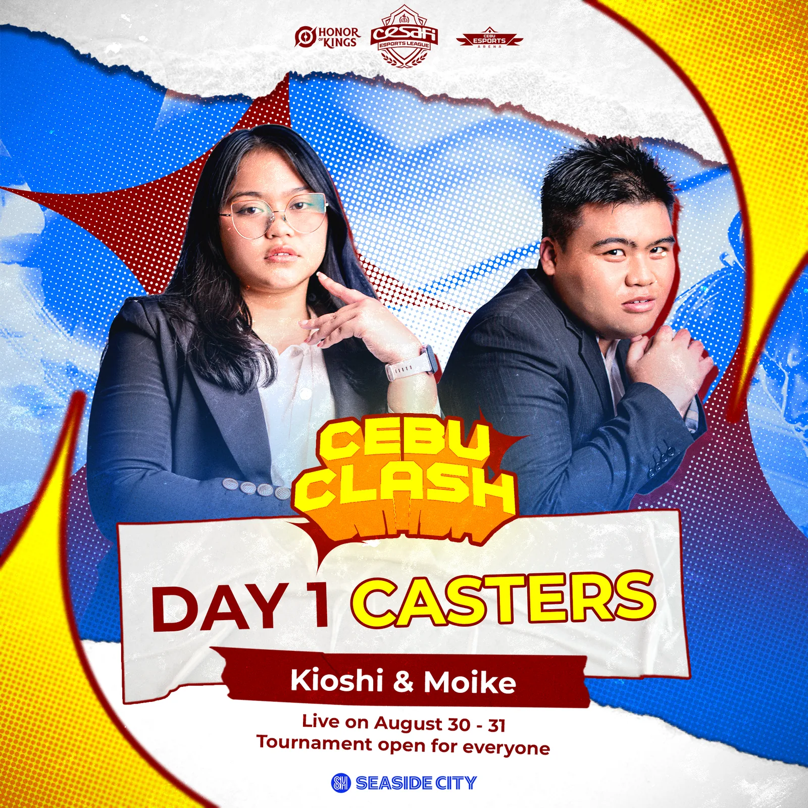 Day 1 casters pubmat